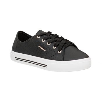 Tenis-Casual-Preto-Costura-Aparente-Entressola-Listras-|-Moleca-Tamanho--35---Cor--PRETO-0